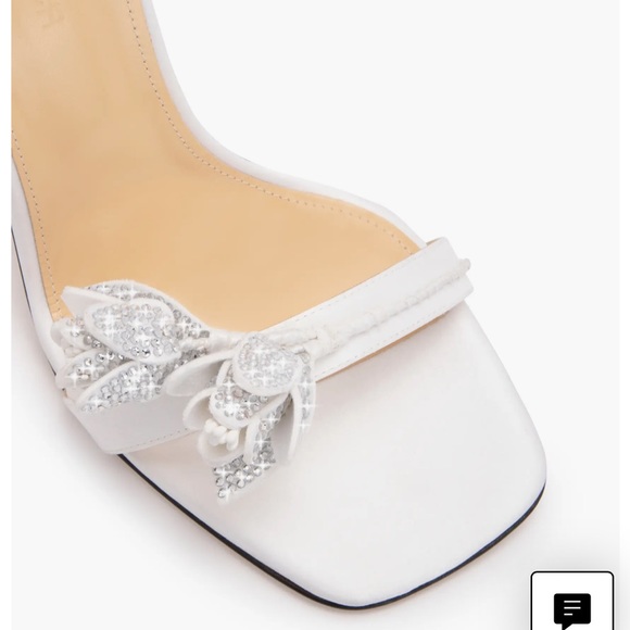 Mach & Mach wonder tulip slingback sandal - white - 38.5 - Picture 5 of 7